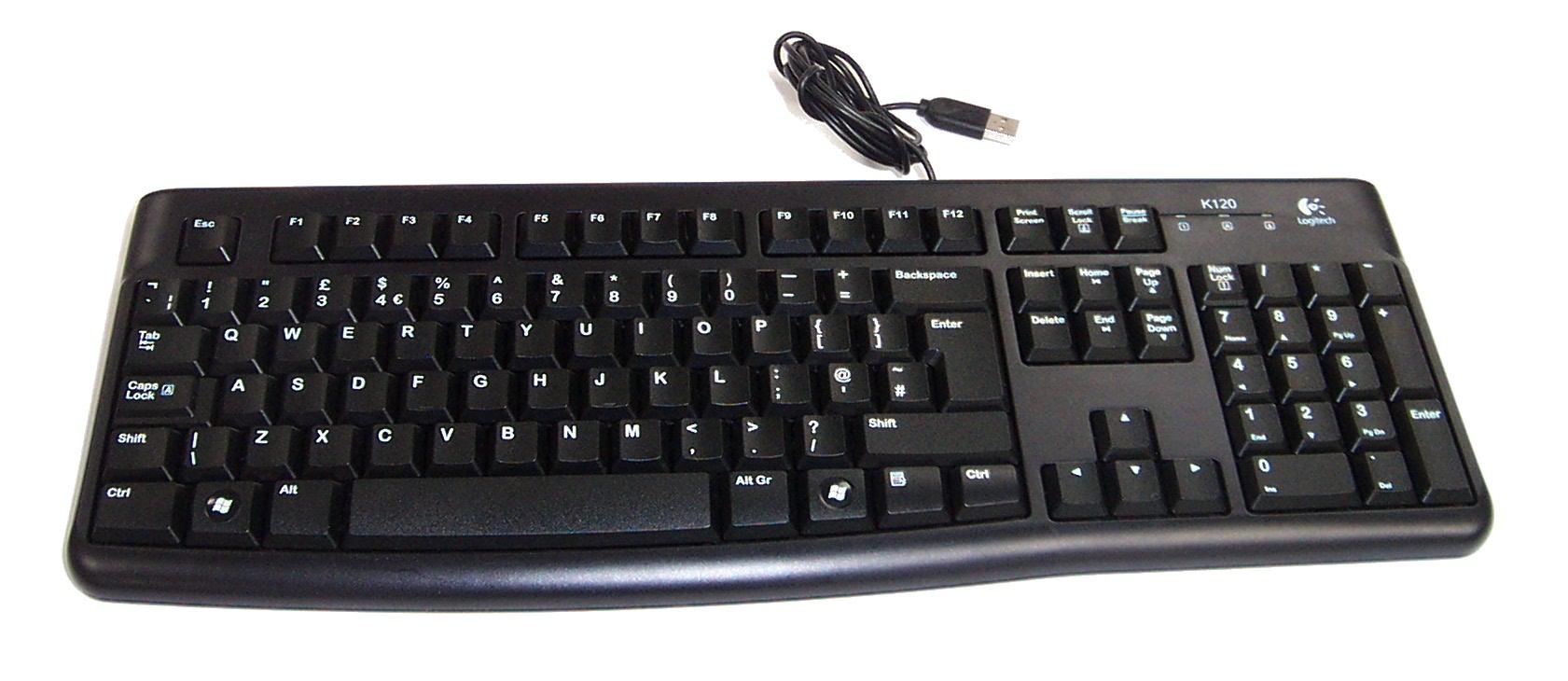 Bàn phím máy tính Logitech K120 có dây - Bảo hành 3 năm chính hãng