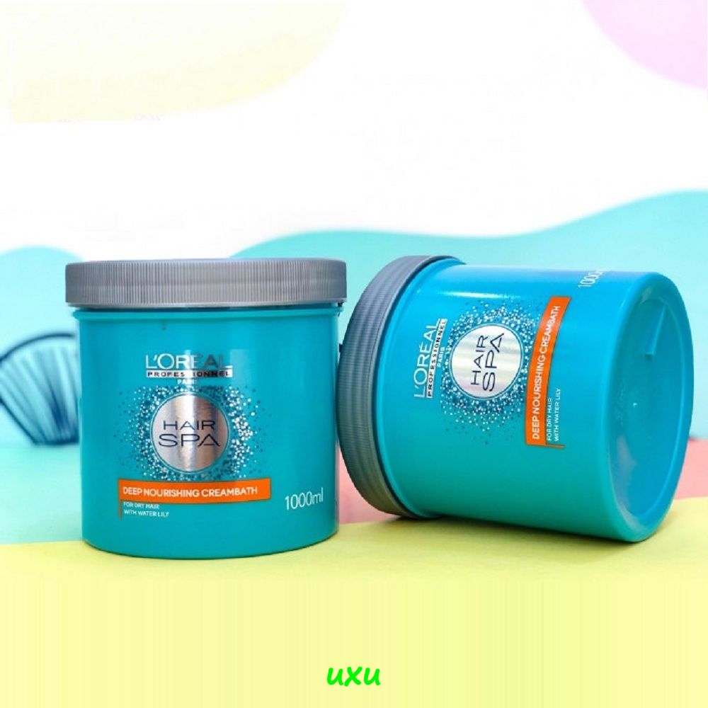Hấp Tóc Loreal 1000ml Hair Spa Nourishing Cream Bath Professionnel