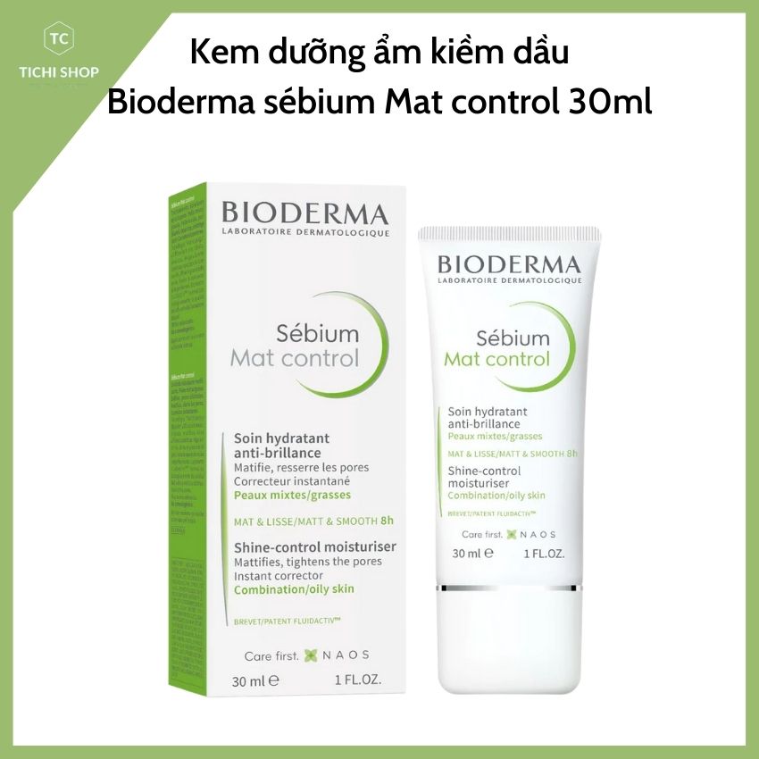 Kem dưỡng ẩm kiềm dầu Bioderma sébium Mat control 30ml