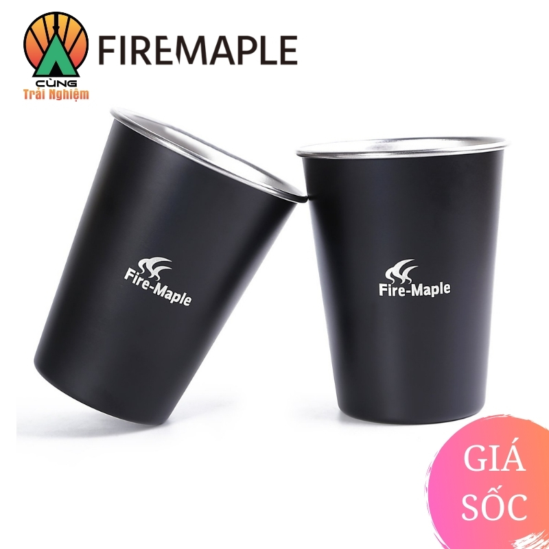Combo 2 cốc antarcti thép không gỉ dã ngoại chuyên dụng fire maple gọn nhẹ fmp-cup01