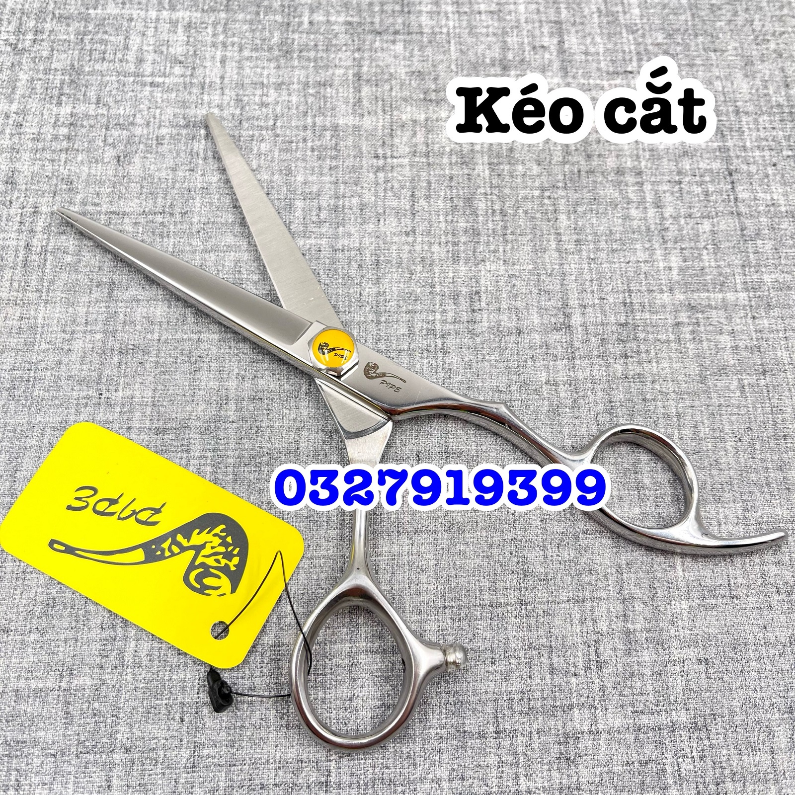 PIPE Kéo Cắt Tóc Cao Cấp Nhật Bản 6.0in Thép S440C Chất Lượng Cao Độ Sắc Bén Thiết Kế Tay Cầm Tiện Lợi