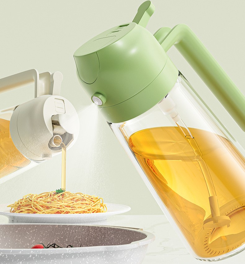 Bình Xịt Dầu Ăn Thủy Tinh Phun Sương Dung Tích 100ml Xịt Dầu Cho Đồ Nướng BBQ