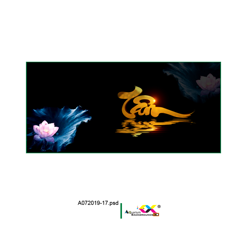 Tranh Koifish - A072019-017, kích thước 60x30cm,  siêu nét, siêu đẹp, thiết kế theo yêu cầu