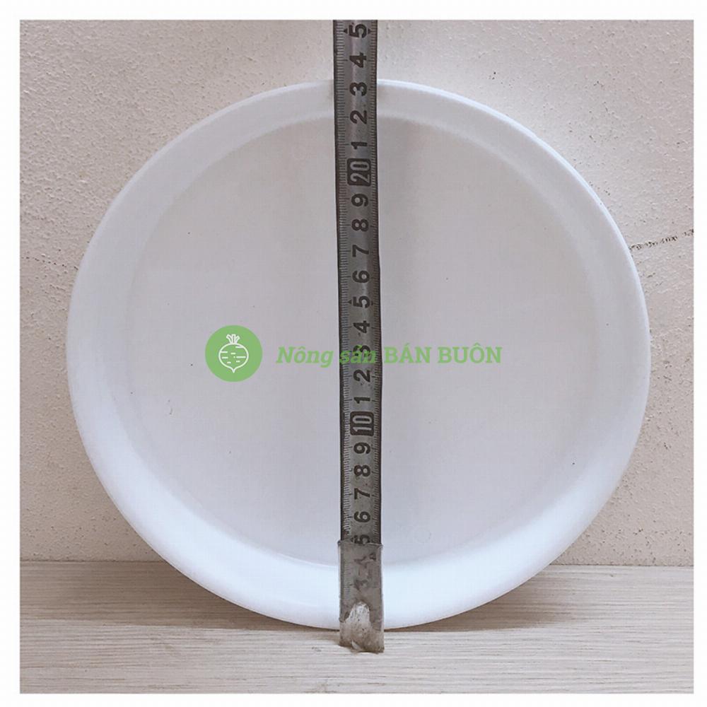 3 Khay (Đĩa) Lót Đế Chậu D230 Binh Thuan Plastics - Màu Trắng