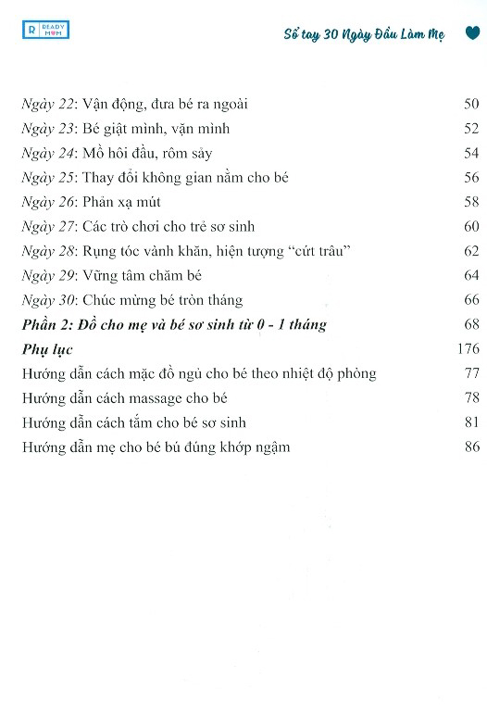 Sổ Tay 30 Ngày Đầu Làm Mẹ