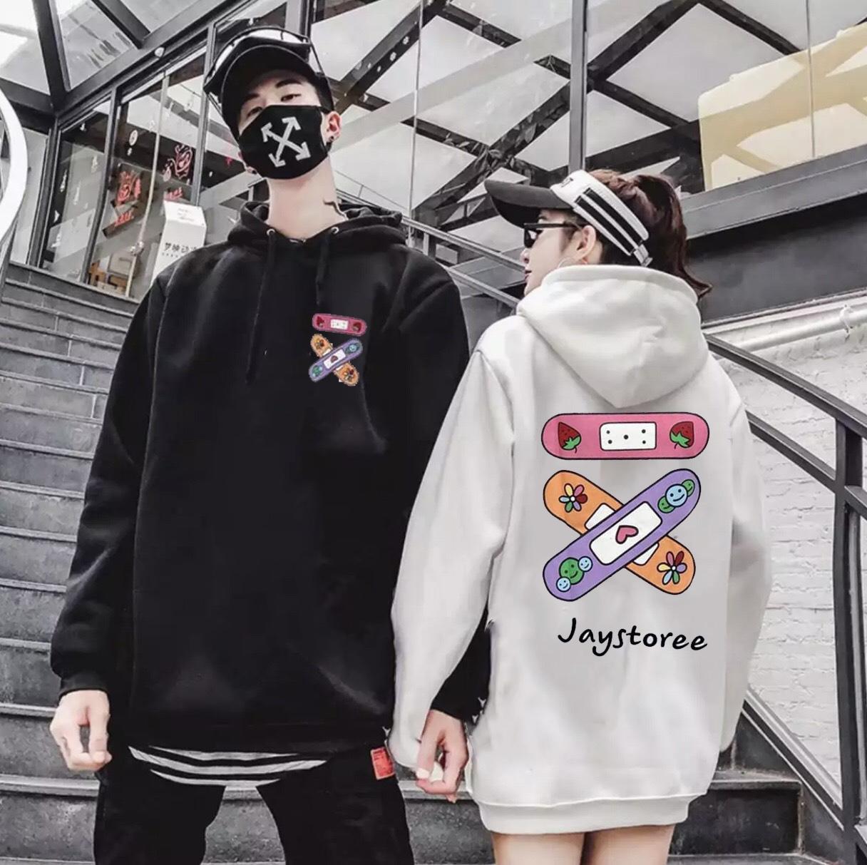 [HCM]Áo HOODIE Nam Nữ  Big Size  100kg Vải Nỉ Bông Dày Mịn Cao Cấp _ HD300114