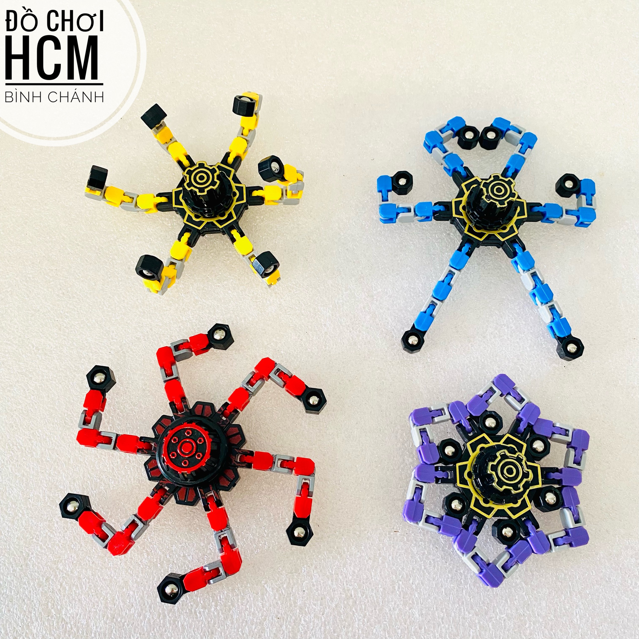 Đồ chơi trẻ em con quay spinner biến hình robot thông minh cho bé thích lắp ráp, lắp ghép, con quay, spiner xoay