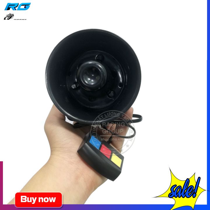 [HCM]Còi hú 3 chế độ cho xe máy oto