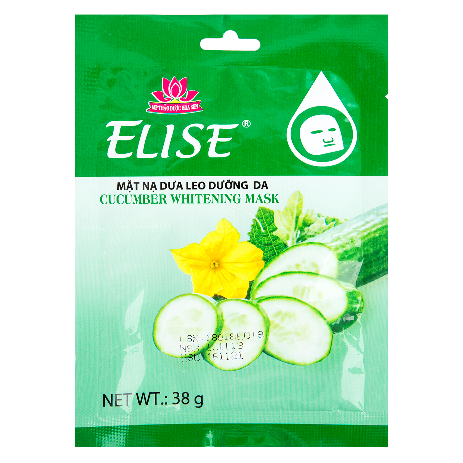 Mặt nạ Elise dưa leo