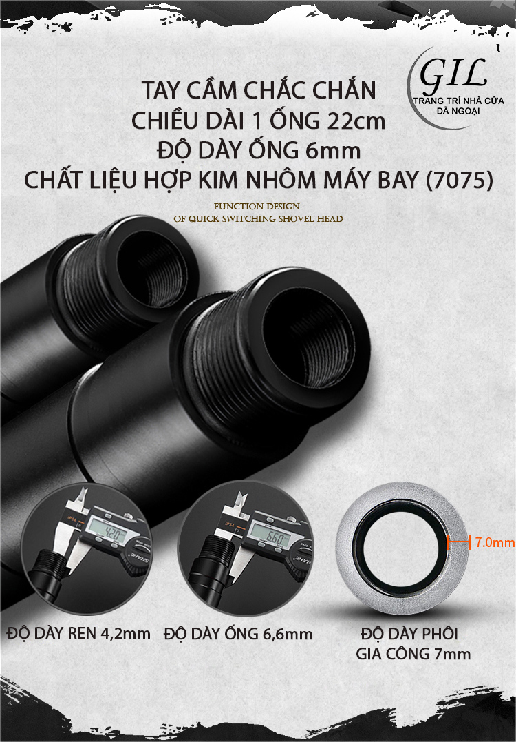 xẻng quân dụng đa năng cao cấp