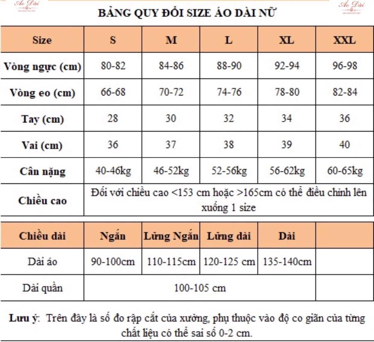 Áo dài mỏng - Áo dài chiffon 1 lớp