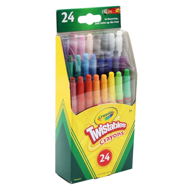 Bộ bút sáp vặn mini 24màu Crayola 529724