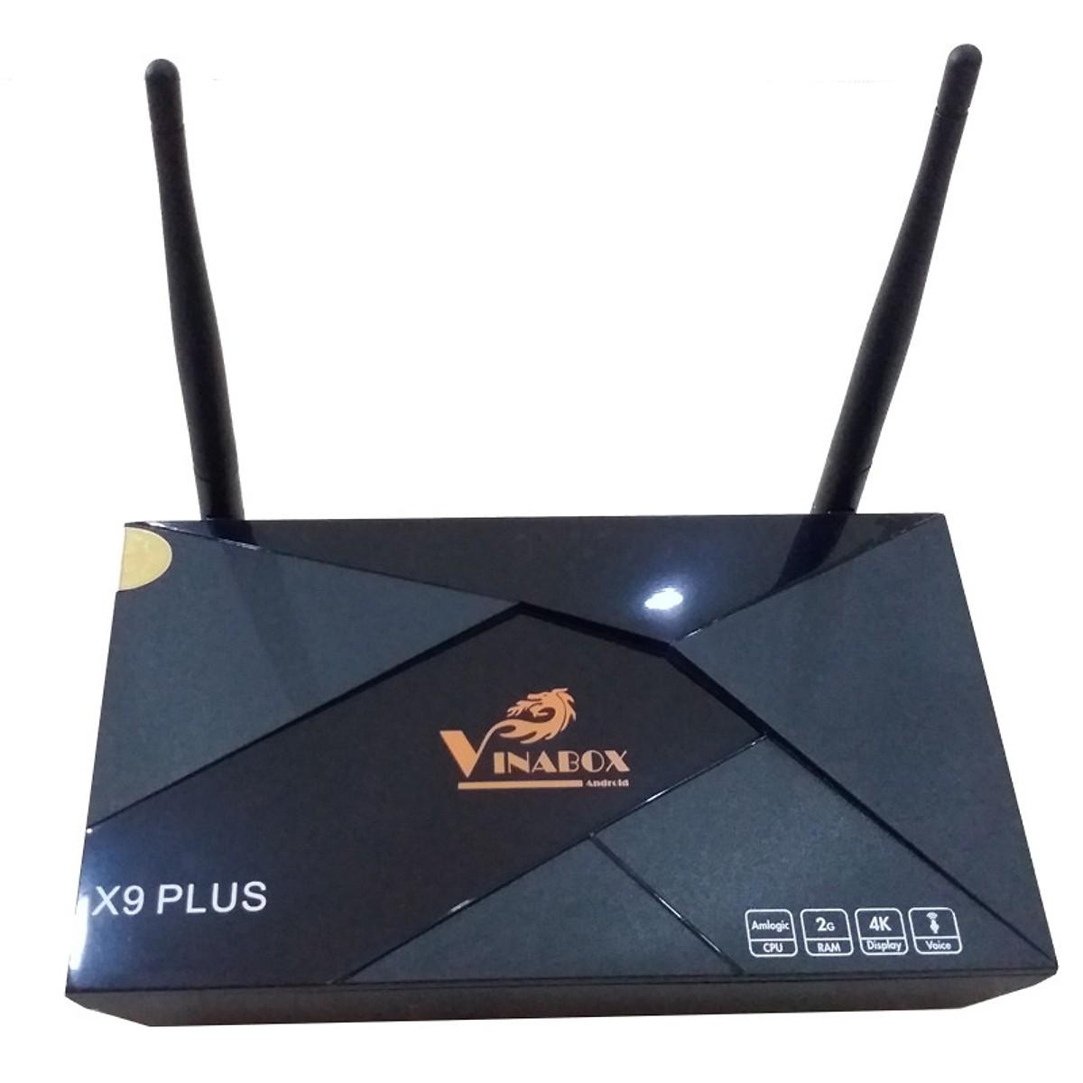 Hộp Android Tivi Box VINABOX X9 PLUS (Voice Search) + Tặng VIPCODE HDPlay - Phân Phói bởi Android World