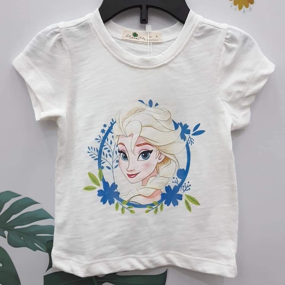 Áo thun cotton sược bé gái 17-30kg