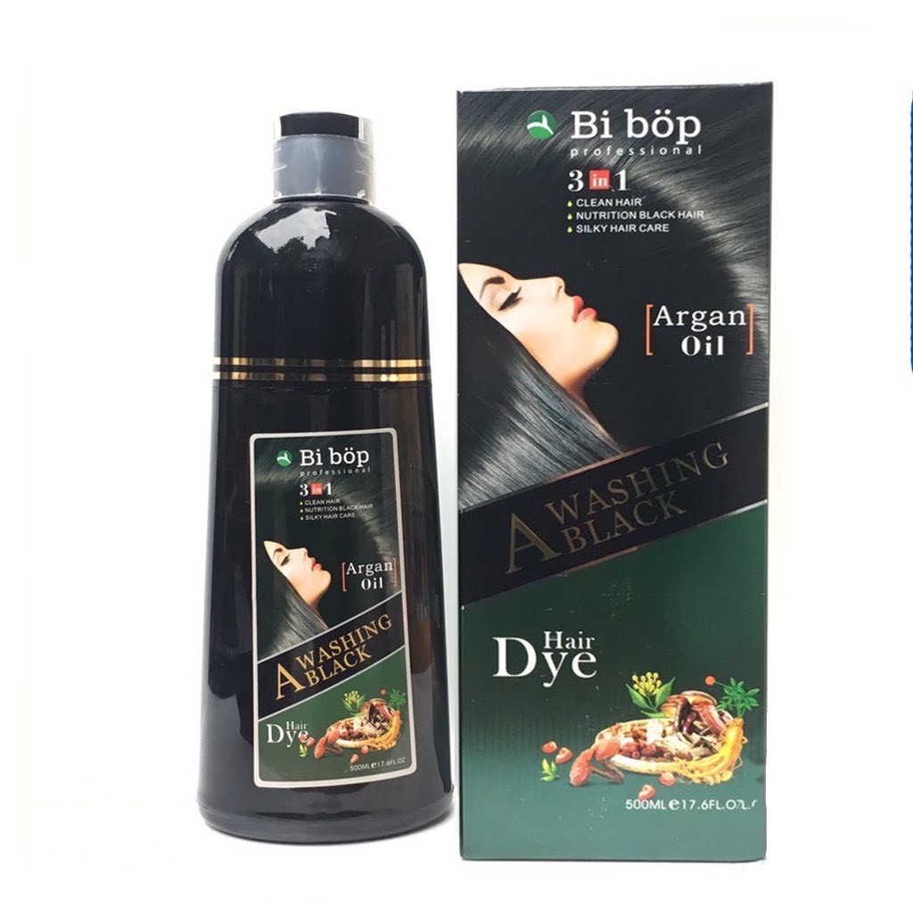 [CHINH HANG] DẦU GỘI ĐEN TÓC BIBOP - PHỦ BẠC PHỦ NHUỘM CAO CẤP