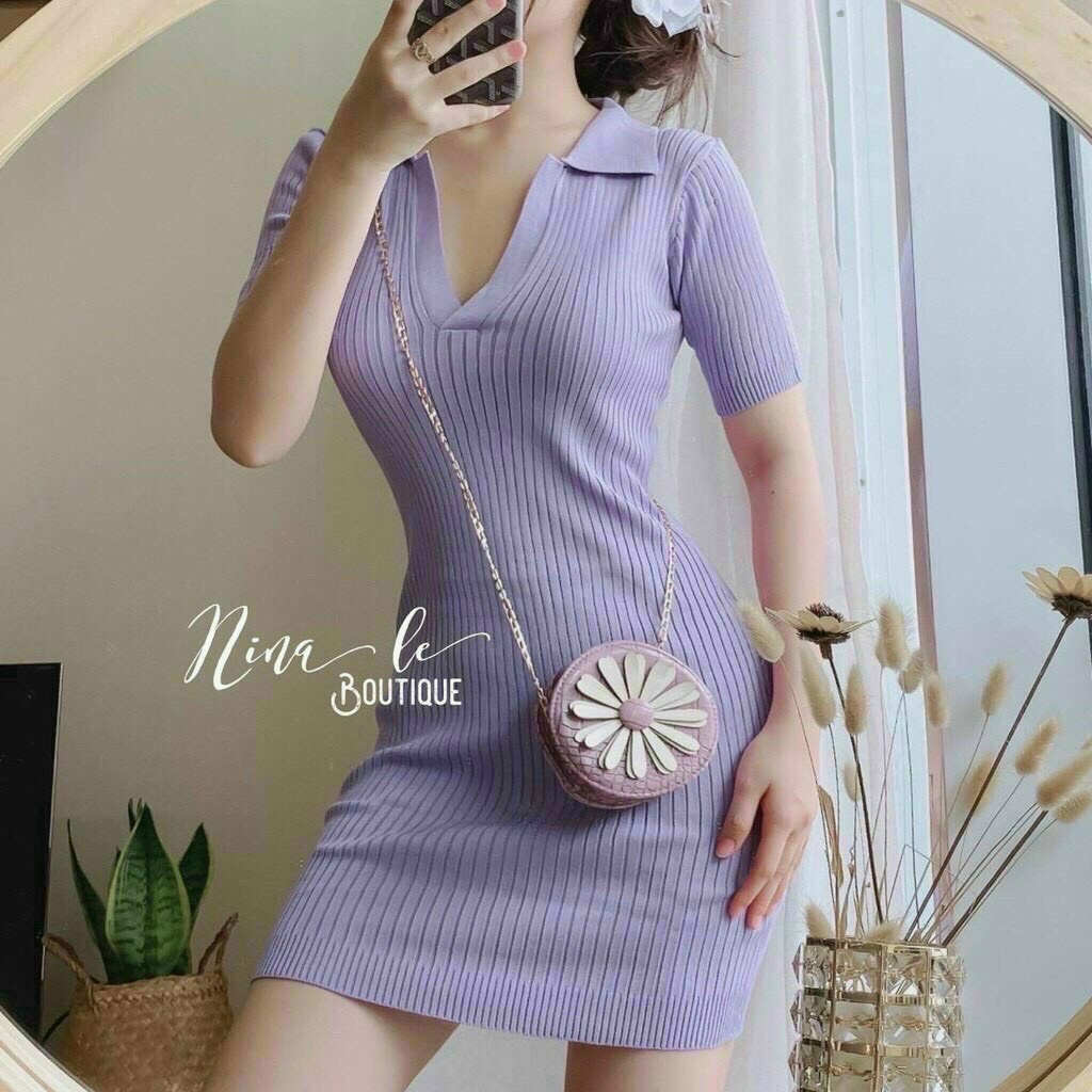 Váy đầm nữ BODY cổ sơ mi quá đẹp lun