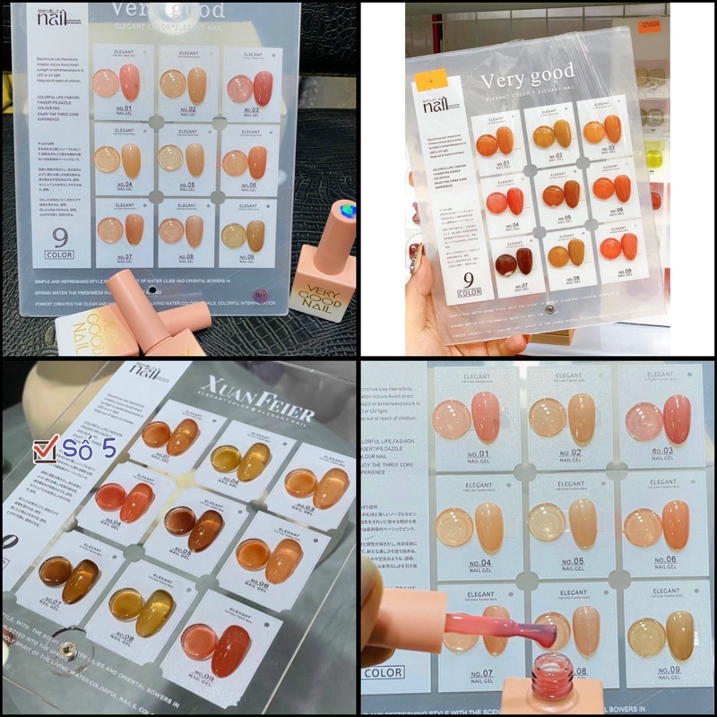Set sơn thạch 9 màu siêu phẩm mới HOT