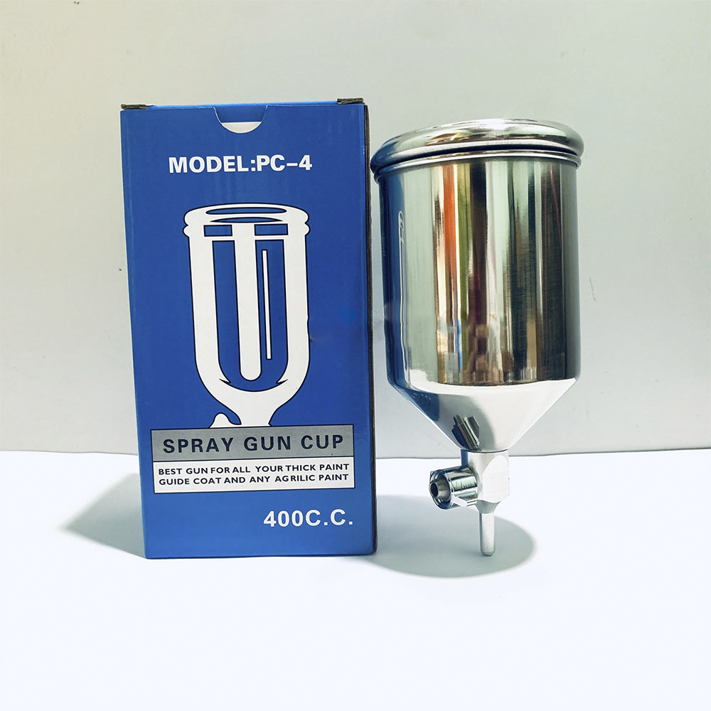 Cốc đựng sơn inox, có chân.