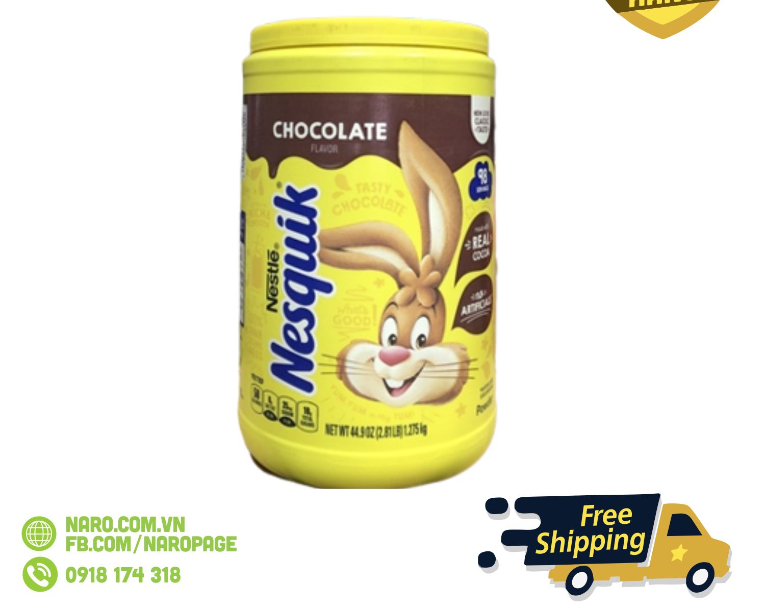 Sữa Bột Socola Nesquik 1.275kg – Mỹ date 2025
