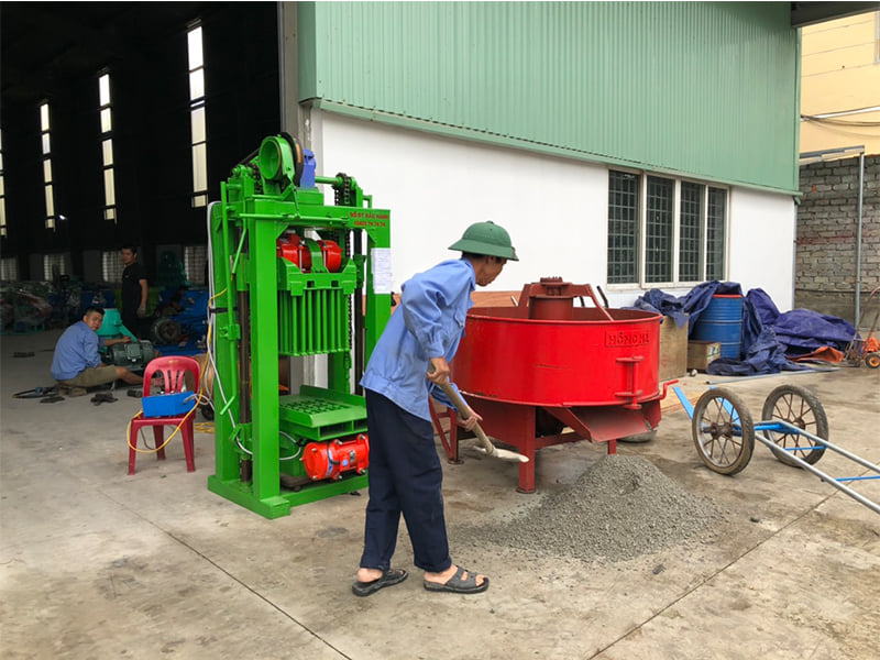 Máy đóng gạch không nung