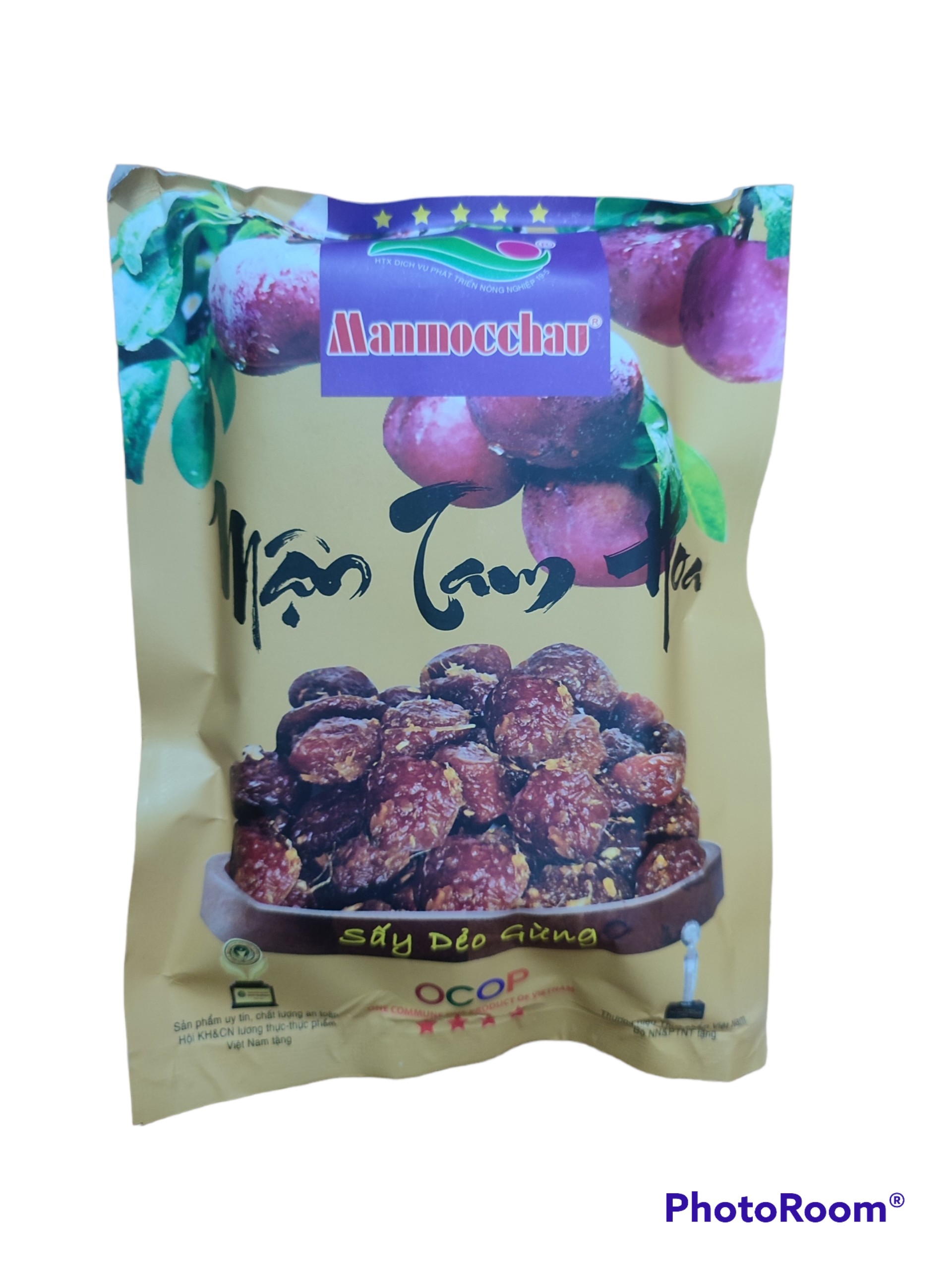 Mận tam hoa sấy dẻo gừng Mộc Châu 200gr