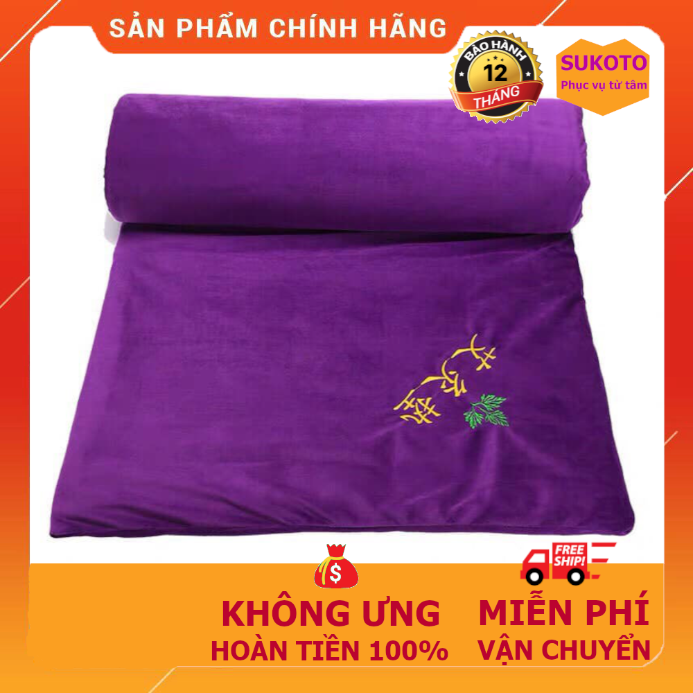 Thảm Ngải Cứu Đông Y Chườm Nhiệt Cao Cấp- Quà Tặng Mẹ, Sinh Nhật Bố, Giảm Đau Mỏi, Ngủ Ngon - Sukoto Vietnam