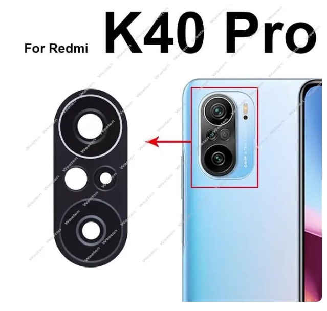Kính camera sau Xiaomi Redmi Note 7 Pro Note 8 Pro Note 9S Note 10 Pro Note 11 Pro K20 K30 Pro K40 Pro Mi10T Mi11T