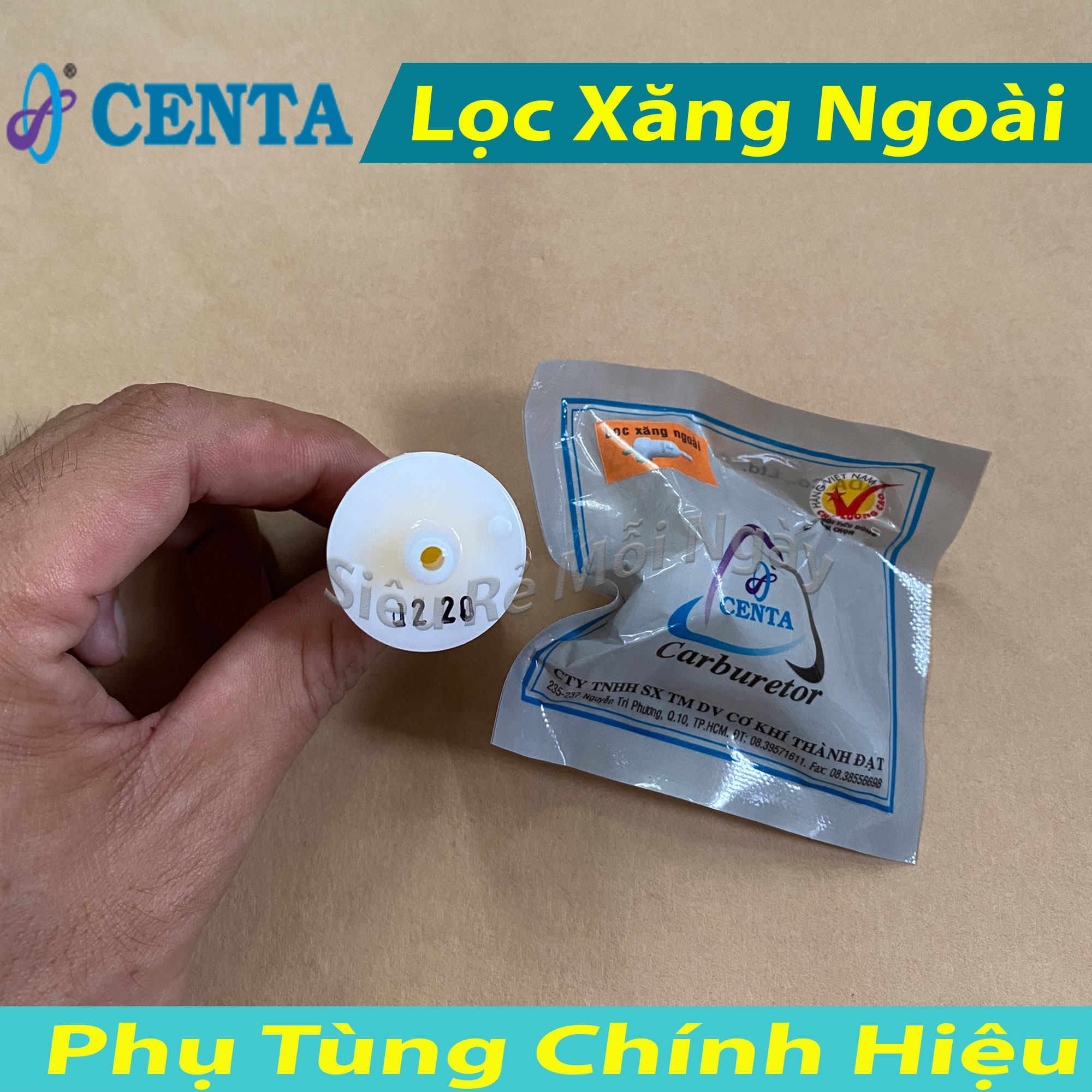 [HCM]Lọc xăng ngoài Centa dùng cho xe máy