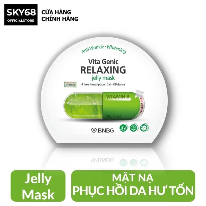 Mặt nạ dưỡng da giúp thư giãn và phục hồi làn da mệt mỏi BNBG Vita Genic Relaxing Jelly Mask(Vitamin B) 30ml cao cấp