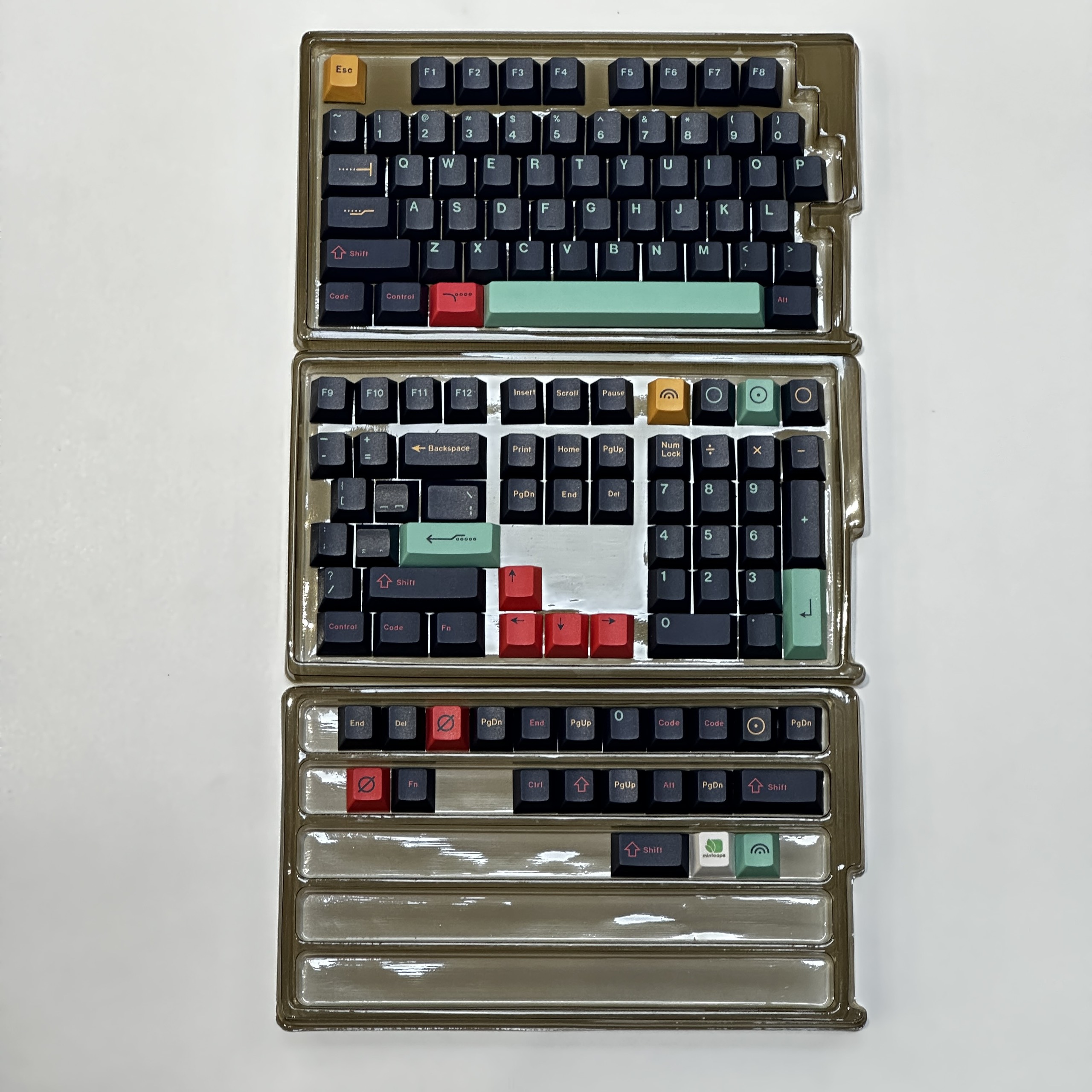 Bộ nút bàn phím cơ| Keycap cherry Metropolis dark | PBT Dyesub