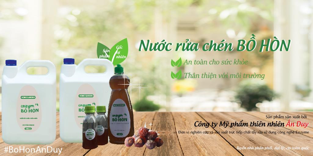 Nước rửa chén Enzyme Bồ Hòn (5 lít)