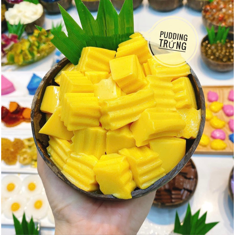 [Bán rẻ nhận 5 sao] 500gr Pudding Trứng, Flan caramen trứng