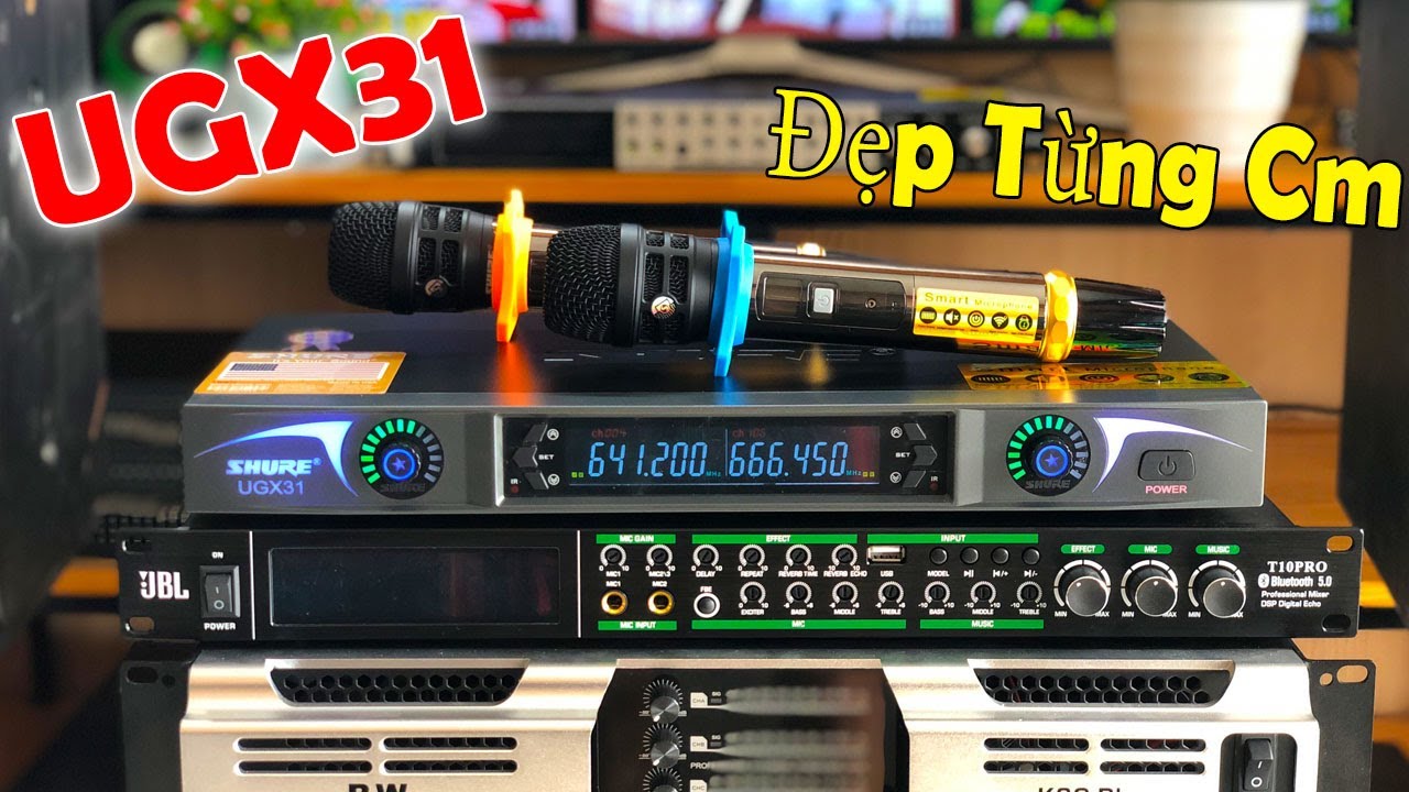 Micro không dây Shure UGX31 ( shure ugx 31 2023) hàng chuẩn loại 1