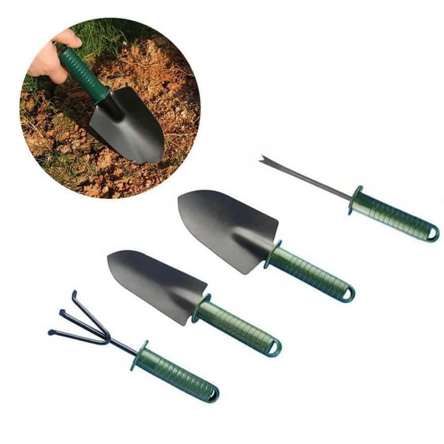 Bộ cuốc xẻng làm vườn 4 chi tiết loại to tiện dụng