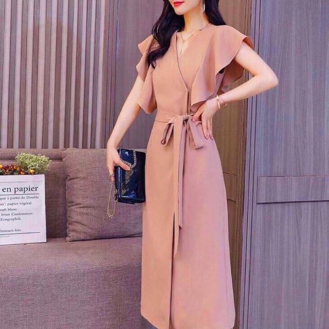 Đầm kem cánh tiên