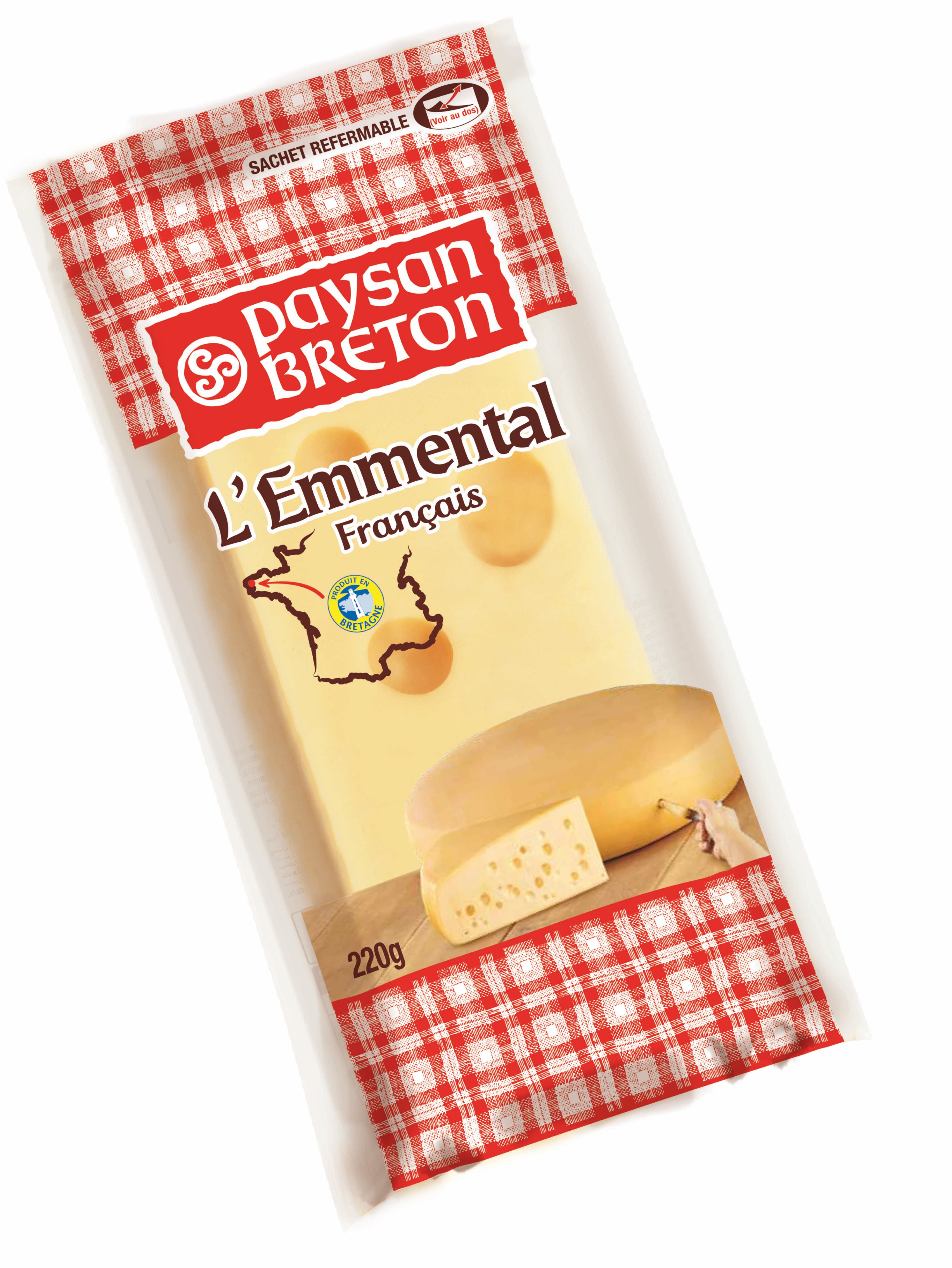 Phô mai Emmental Paysan Breton 220g