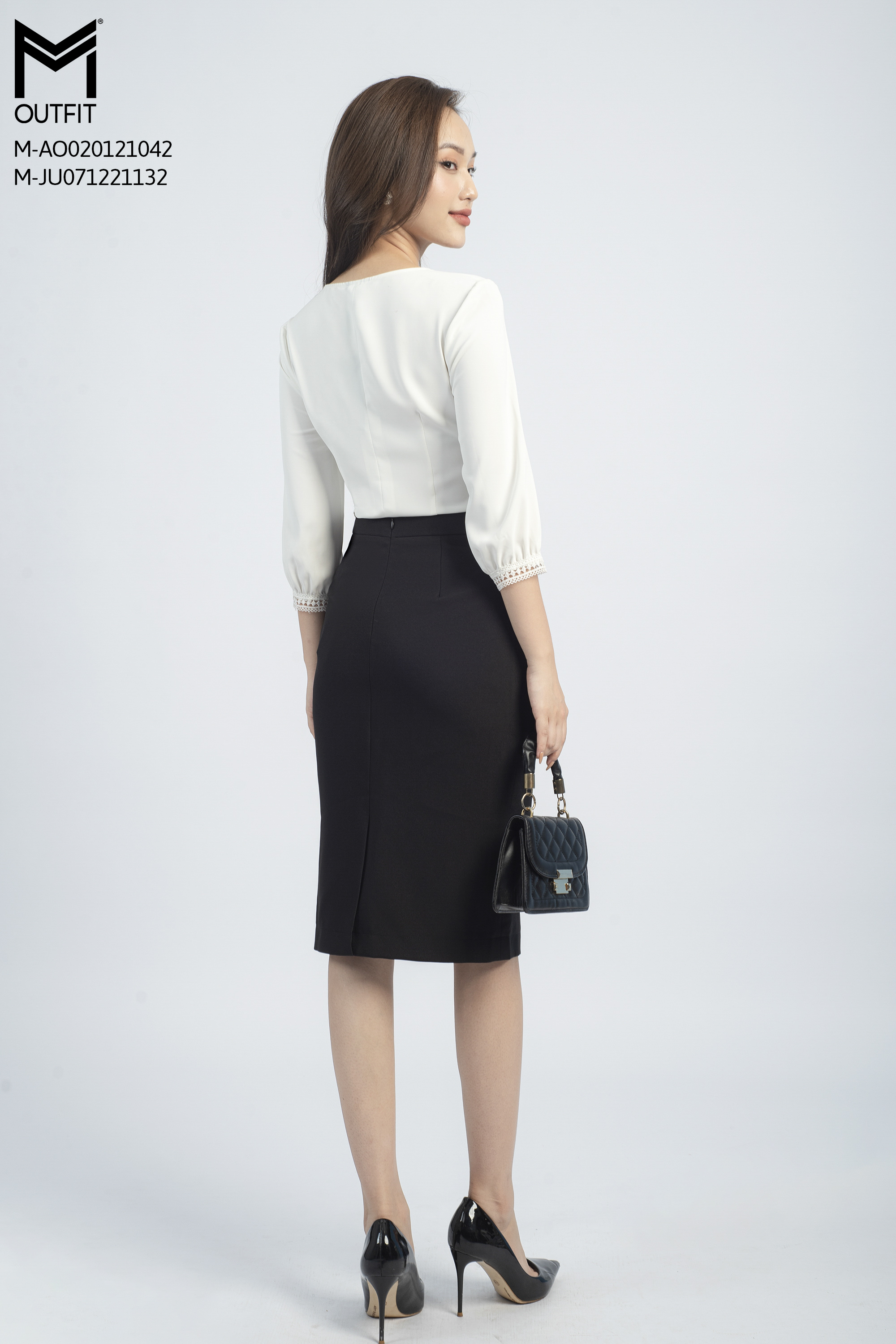 Áo kiểu tay lỡ, cổ vuông - Mmoutfit