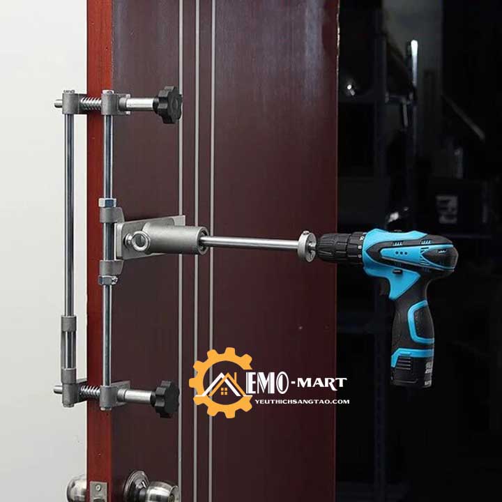 [FreeshipMAX] Bộ dụng cụ phay lỗ khóa cửa V1