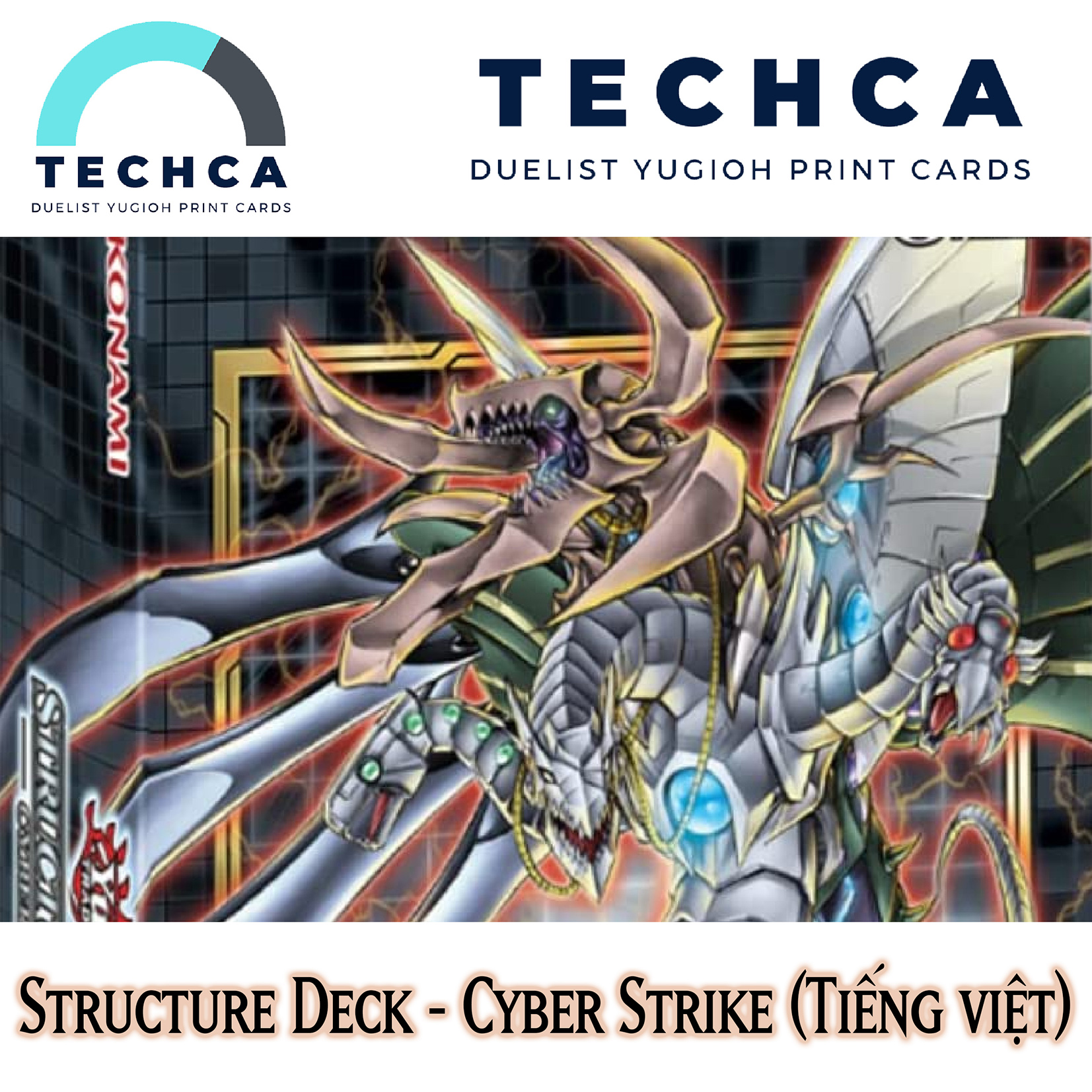 [Bài In Tiếng Việt] Bộ bài Yugioh - Structure Deck - Cyber Strike