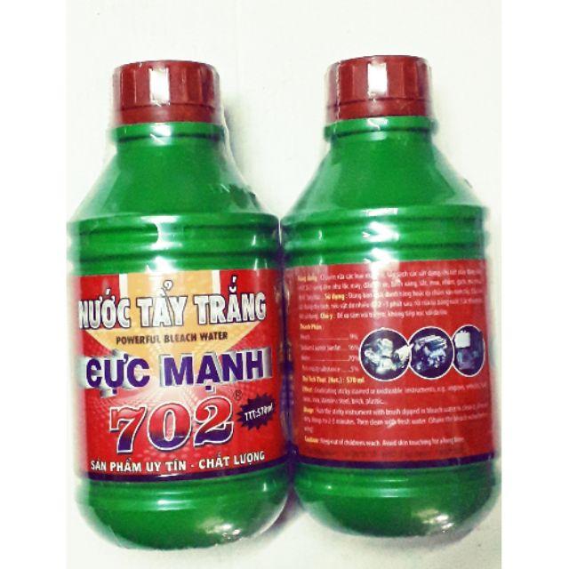 Nước tẩy trắng 702 cực mạnh siêu sạch 570ml