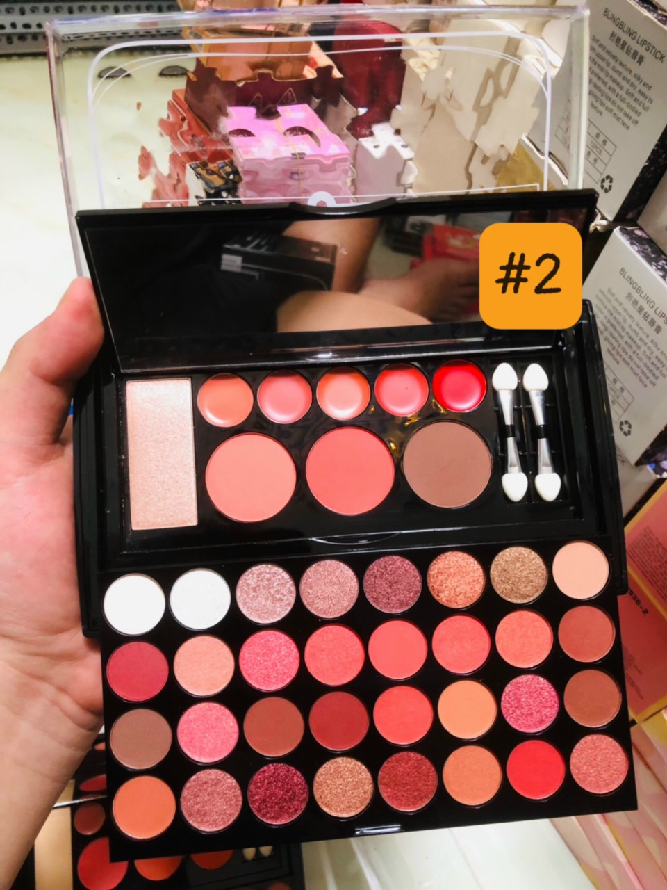 Phấn Mắt 2 Tầng Odbo Beauty Clutch Pro MakeUp Palette