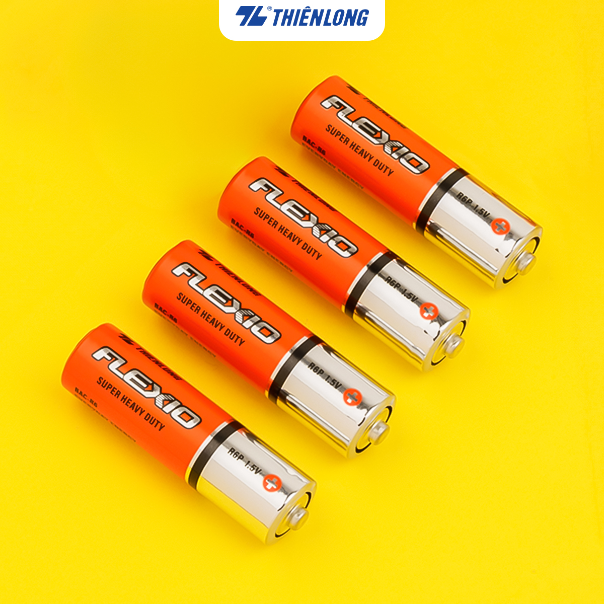 Lốc 4 pin aa thiên long flexio bac-r6/4