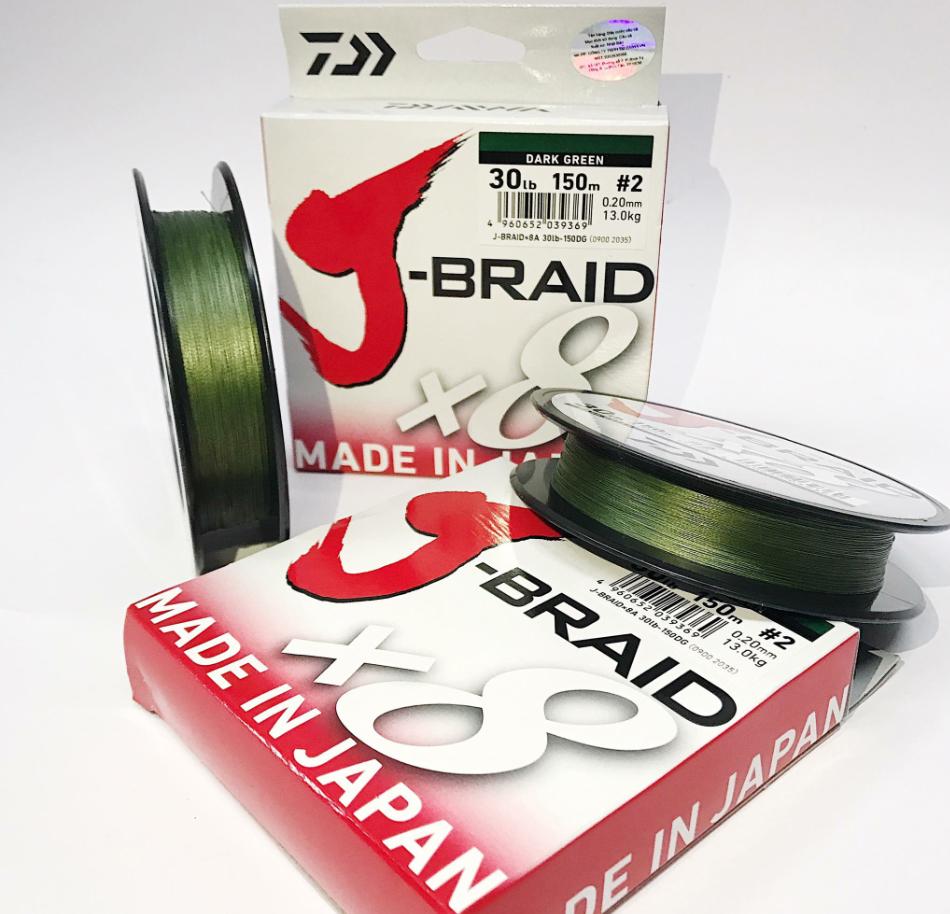 Dây dù Daiwa J-Braid X8 - 100m