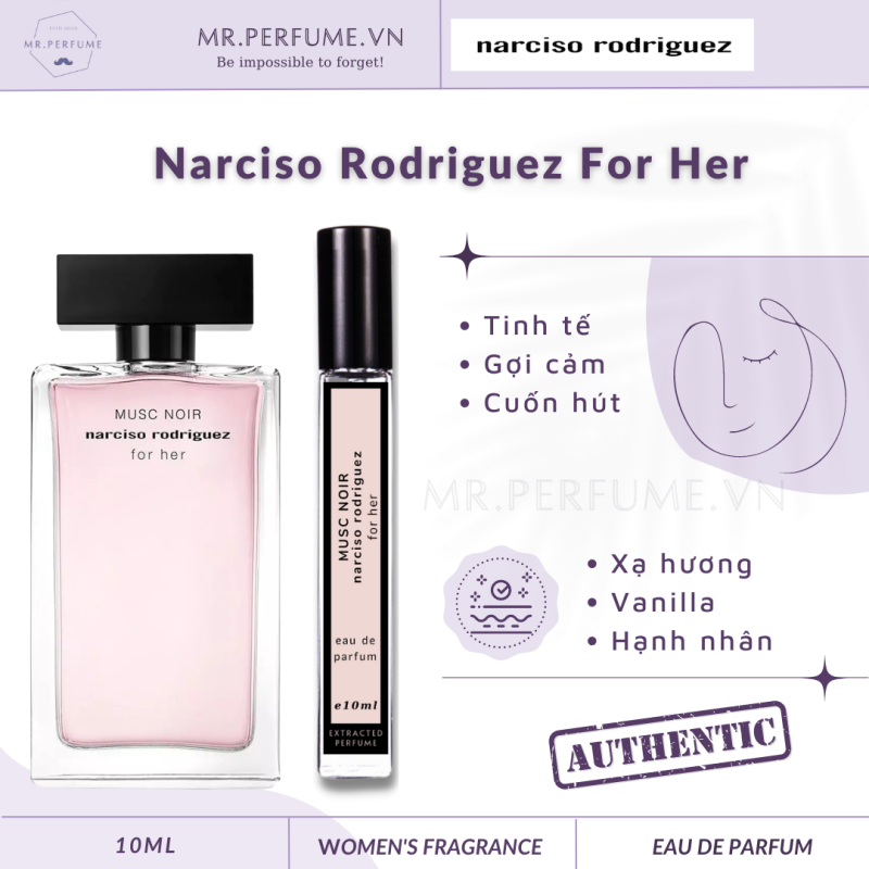 [Chiết 10ml] Nước hoa nữ Narciso Ambree