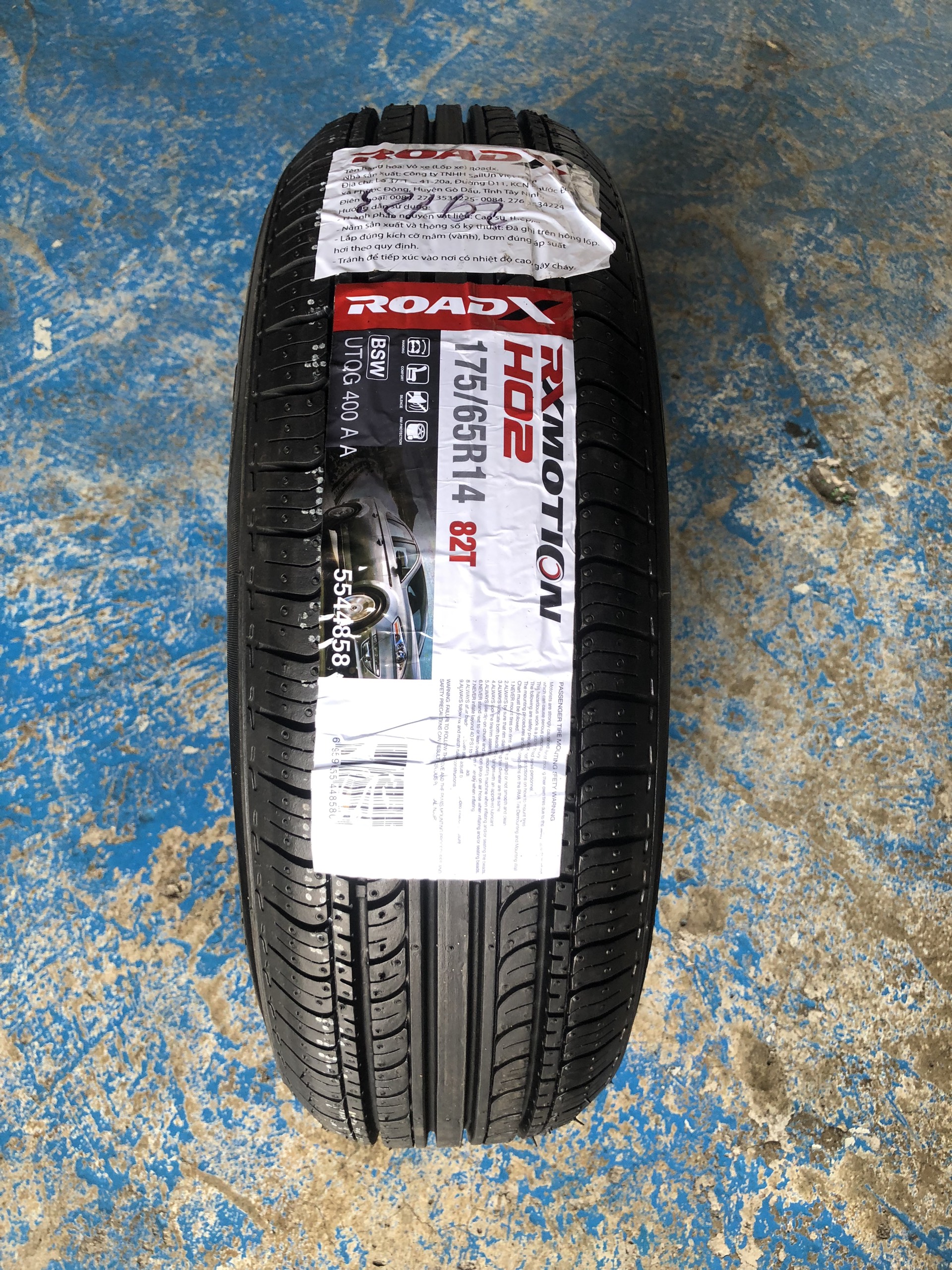 Lốp roadx 175/65r14 h02