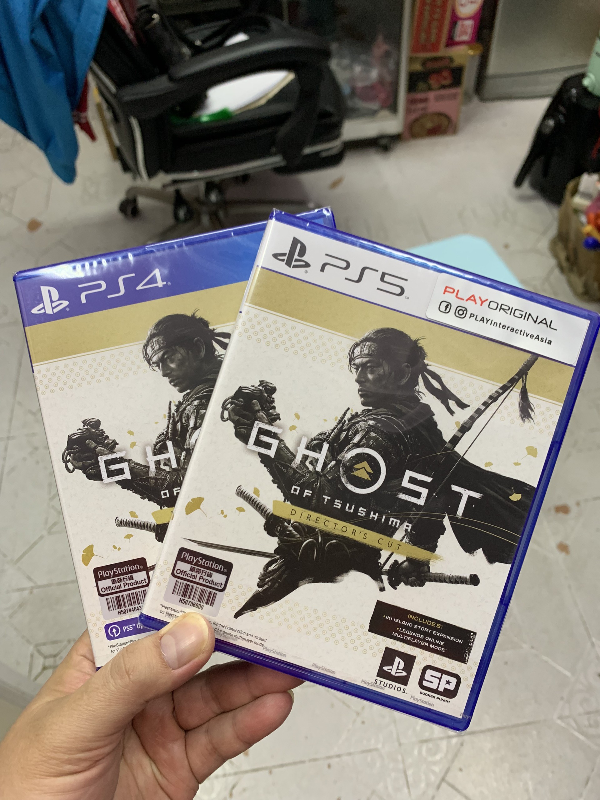 Đĩa game Ps4 Ps5 Ghost of Tsushima Director’s Cut