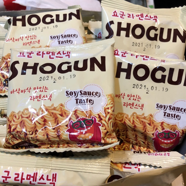Mỳ Tôm Shogun - Mỳ Trẻ Em Ăn Liền Hàn Quốc Shogun - Gói 18G - foody.taiwan