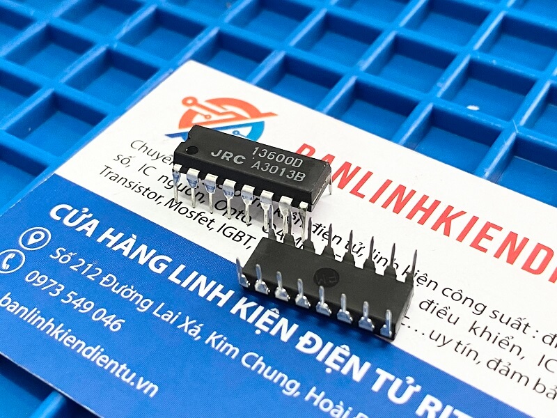 JRC13600D, NJM13600D, 13600D DIP-16 IC