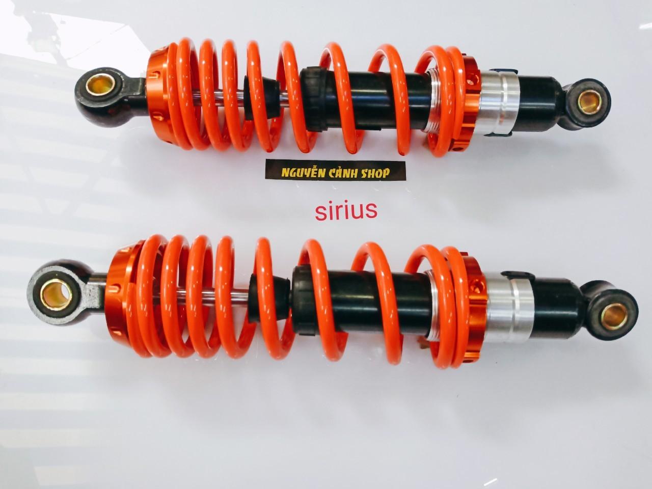 Phuộc sau xe sirius racing boy  màu cam 1 cặp