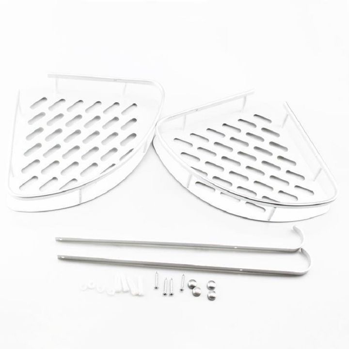 Corner Shelf bathroom 2 floor aluminum alloy